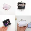 Bolsa para monedas de 3 pulgadas linda mini color tela brillante hebilla bolsa para cambio de mano de dama bolsa para monedas de mano al por mayor