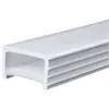 Lâmpada de Silicone Flexível LED com Cobertura Embutida Sem Borda Desgastada Calha de Lâmpada Macia Máscara Separada Luz Regulável