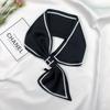 Corea del Sur Dongdaemun Nueva Ola Lunares Bufanda de Seda Hebilla de Cinturón Decorativa Bufanda Pequeña de Seda Corbata Cinta para el Cabello Primavera Seda de Imitación Bufanda Pequeña