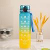 Amazon Modelos Explosión Bolso Taza Espacio Gradiente Transparente Taza Deportiva Mate para Agua Venta al por Mayor de Fábrica Personalización