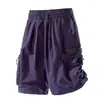 Shorts da Marca Trendy 'Ice Skin' de Verão 2025, Conjunto de Calças Cinco Pontos, Calças Casuais, Calças Cargo
