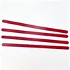 Bolso de mano caja de cuero plano con costuras brillantes bolso de mano caja de regalo bolso con asa de cuero correa de cuero de repuesto DIY correas de mano de PU en ambos extremos