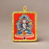 Colgante Thangka del Tíbet Zakilam Cuadrado Aleación de Acero de Titanio Oro Varios Patrones de Minerales Puede Elegir Directo de Fábrica
