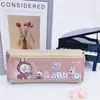 Artículo Popular de Comercio Exterior Kpop Demon Slayer Grupo Femenino Papelería Estuche para Lápices con Cremallera, Bolsa de Almacenamiento Multicapa, Estuche para Lápices Estudiantil de Gran Capacidad