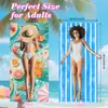 Millones de Toallas de Baño Gruesas de Terciopelo de Doble Cara 80x160 para Adultos, Secado Rápido, Impresión Digital, Toallas de Baño Grandes, Toallas de Playa