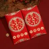 Bolsa Envelope Vermelho de Casamento Felicidade Dupla 2026 Nova de Alta Qualidade Especial Grande, Médio, Pequeno Mini Dez Mil Yuan Troco Presente Pacote Vermelho