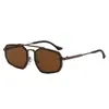 Gafas de sol metálicas de doble puente de moda transfronterizas, elegantes gafas de sol para hombre de negocios para exteriores con protección UV, estilo aviador único