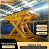 Plataforma Elevatória Tesoura Fixa em Estoque para Descarregamento de Mercadorias em Fábrica, Plataforma Elevatória para Veículos, Plataforma Elevatória Montada em Veículo