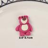 Serie Oso Fresa Parche m Frijol Accesorios de Resina DIY Pegamento Crema Funda para Teléfono Móvil Vaso de Agua Pasador Diadema