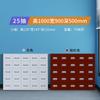 Botiquín de medicina tradicional china de acero para clínica hospitalaria, botiquín de medicina tradicional china con múltiples cubos y cien sub-gabinetes, botiquín de medicina herbal engrosado para farmacia, mesa dispensadora de medicina herbal