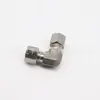 Conector de ángulo recto para funda de tarjeta de acero inoxidable 304 Codo de ángulo recto GB/3740.1 Conector de codo de curvatura de 90 grados