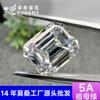 Moissanita de Corte Esmeralda de Forma Especial [5A] Grau 0,2Ct-10Ct do Fabricante da Fonte com Certificado e Código de Cintura