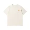 Camiseta Holgada de Nuevo Estilo para Verano 100% Algodón de Manga Corta para Mujer Estilo Japonés Simple Camiseta Transpirable de Peso Pesado de 230g con Cuello Redondo y Media Manga para Mujer