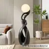 Lámpara Ornamental de Arte Abstracto Grande de Pie, Lujo Ligero de Gama Alta Decoración para Sala de Estar Junto al Mueble de TV, Regalo de Inauguración