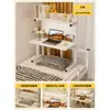 Mesa de Computador Essencial para Dormitório Mesa de Estudante Mesa para Cama Suspensa Pessoa Preguiçosa Mesa de Estudo para Laptop Mesa Pequena de Cabeceira