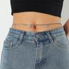 Joyería transfronteriza europea y americana en stock punk metal amor cadena de cintura femenina retro colgante de placa de girasol cadena corporal traje