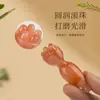 Mini Bastão Massageador de Vagem de Lótus para Massagem nos Olhos, Massageador para Massagem de Pontos de Acupuntura, Uso Doméstico Facial, Mini Gua Sha, Pincel de Meridianos, Atacado