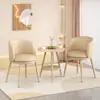 Mesa e Cadeiras Pequenas para Varanda Nórdica Celebridade da Internet Uma Mesa Duas Cadeiras Criativo Lazer Mesa de Chá e Combinação de Cadeiras Conjunto de Três Peças Moderno Minimalista