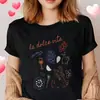 Camiseta casual de manga corta para mujer - Italiano "Ladolcevita"