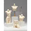 Utilería modelo de ropa interior hombres y mujeres medio cuerpo sujetador recogido ropa interior maniquí de plástico exhibición de escaparate soporte de exhibición modelo