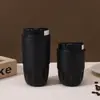 Taza de café con forma de pétalo de acero inoxidable 316, taza aislante portátil para coche, taza aislante con tapa abatible para commuting, venta al por mayor