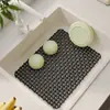 Alfombrilla para Fregadero de Cocina Filtro de Fregadero Alfombrilla Protectora Inferior Alfombrilla Antidesgaste para Encimera Alfombrilla de Drenaje Manteles Individuales para Vajilla Platos Alfombrilla de Almacenamiento