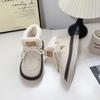 Botas de nieve Beier de suela gruesa para mujer, invierno 2024, nuevas, antideslizantes, con forro polar, de algodón grueso, LZ6038