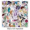 50 Pegatinas de Graffiti de Mano de Bruja Mágica Personalizadas Transfronterizas Creativas de Venta Caliente Decorativas para Taza de Agua Monopatín Equipaje