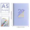 Agenda 2026 Livro de Calendário Inglês Transfronteiriço Livro de Calendário 2026 Versão Inglesa Calendário Espanhol Português