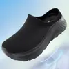 Novos Sapatos Casuais de Primavera, Tênis Meia Respirável Fly-Knit, Slip-On para Casal com Sola Grossa, Sapatos Meia Slip-On de Tamanho Grande para Venda Transfronteiriça