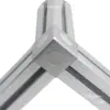 Conector Tridimensional de Dos Vías Dos Vías Tres Vías Perfil de Aluminio Accesorios de Ángulo Recto Estándar Nacional Estándar Europeo Marco de Puerta Soporte de Esquina Pieza de Esquina Curvo