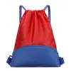 Bolsa de cordón nueva portátil transfronteriza para hombre y mujer, mochila de entrenamiento de gran capacidad, bolsa casual para viajes al aire libre y senderismo