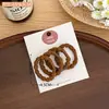 Set de Cintas de Pelo de Hilo de Colores Cintas de Pelo Simples de Alta Elasticidad Bandas de Goma Anillos para el Cabello Femeninos Versátiles Cintas para Coletas Accesorios para el Cabello