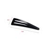 Guangzhou engrossado especial- em forma de bb clipe fosco preto fino triângulo quebrar clipe diy cocar acessórios hairpin franja clipe lateral