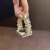 Cadena de Cobre con Perlas y Diamantes Adecuada para Apple Watch iWatch 12ª Generación 11/10