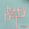 Te deseamos longevidad, salud y longevidad, Insignias de Acrílico Engrosado para Pasteles, Insignias para Postres de Repostería