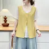 [Especial] Moda Feminina Plus Size Nova de Verão Camisa Elegante de Manga Curta Color Block Falsa de Duas Peças para Mulheres Plus Size Top Tendência 0579