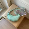 Bolsa Fashion Dumpling para Mulheres 2026 Primavera Nova Estilo Coreano Tendência Simples Bolsa de Ombro Transversal com um Toque de Luxo Bolsa Casual Feminina