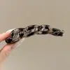 Para cabelos grossos, acessório de cabelo tipo prendedor banana torcido estilo coreano, novo modelo 2026, toque de alta qualidade, prendedor de garra grande para a parte de trás da cabeça para mulheres