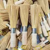 Cepillo para Ollas de Bambú Natural, Estropajo para Ollas de Bambú, Cepillo para Ollas de Cocina, Cepillo Mágico para Tazones, Cepillo de Limpieza para el Hogar, Escoba de Bambú para Limpieza