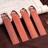 Set de marcapáginas de nanmu de rama ácida ciruelo orquídea bambú crisantemo sándalo ébano marcapáginas regalo empaque de caja de regalo