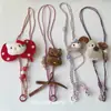 Muñeca de Peluche Adorable Multielemento para Niñas de Otoño e Invierno, Cadena para Teléfono Móvil Versátil, Cadena Colgante, Cuerda para Colgar en el Cuello, Colgante Decorativo