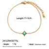 Pulseira de Aço Inoxidável com Strass e Pedra Natural Versátil Personalizada Coração Concha Flor 25 Novos Estilos Produtos Artesanais Processamento Oem