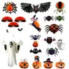 Decoración de Halloween Festival de fantasmas Colmena Colgante Calabaza Linterna de papel Araña Murciélago Fantasma Linterna de papel Diseño de casa embrujada