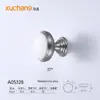 Manija Redonda Moderna Simple de Aleación de Zinc Estilo Nórdico Americano de Metal para Puerta de Gabinete de un Solo Agujero Manija para Cajón de Gabinete