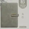Cuaderno de Negocios A5 Personalizado con Logo Imprimible Minutas de Reunión de Oficina Cuero Suave Engrosado Bloc de Notas de Trabajo