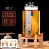 Garrafas de Vidro para Infusão de Álcool, Frascos de Vidro de Ginseng de Alta Qualidade para Vinho Medicinal, Garrafas de Bebida Vazias, Recipientes de Vinho Selados com Torneira