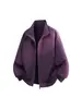 Ropa para ir al trabajo: Chamarra con cuello alto para hombres y mujeres, adecuada para primavera y otoño, holgada y versátil, gabardina deportiva, estiliza y moderna