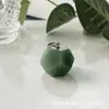 Productos de Amazon Transfronterizos Colgante de Cristal Rosa Natural de 12 Caras Gema Forma Geométrica Collar DIY Directo del Fabricante