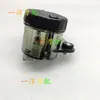 Cheliwu Depósito de Aceite de Cilindro Maestro Brembo Scooter Eléctrico Motocicleta Cilindro Maestro Tipo Empuje Modificado Depósito de Aceite Transparente Depósito de Líquido de Frenos Trasero